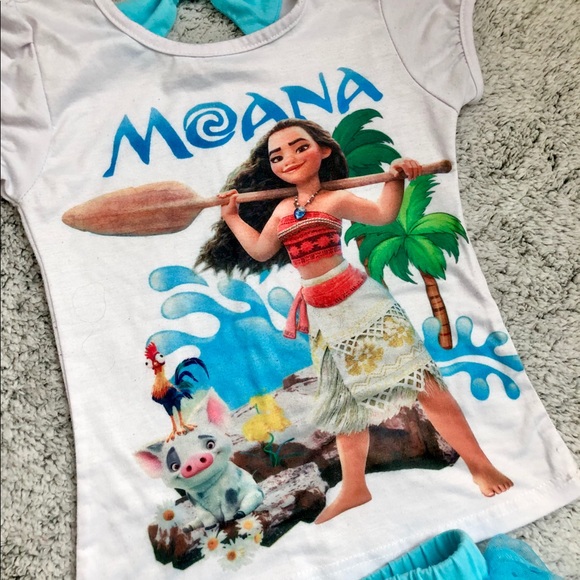 Moana Tulle Skirt set - Picture 3 of 4